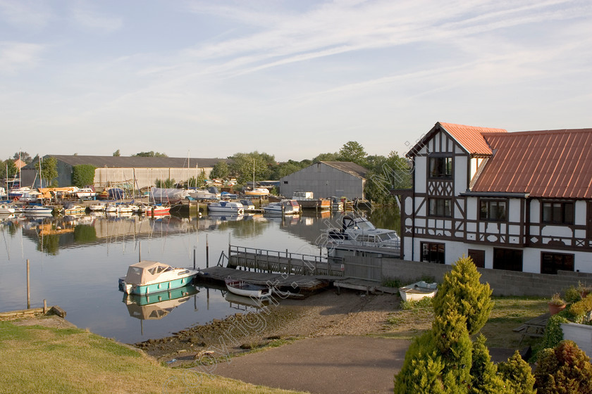 RM-0041 
 Oulton Broad, Suffolk 
 Keywords: suffolk reflections boat house yachts boats Lakes broads oulton