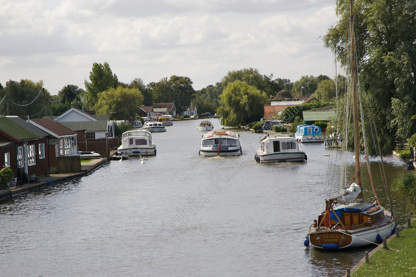 RMP-0014 
 Norfolk Broads 
 Keywords: boats, broads, england, norfolk, potter hiegham, river, uk