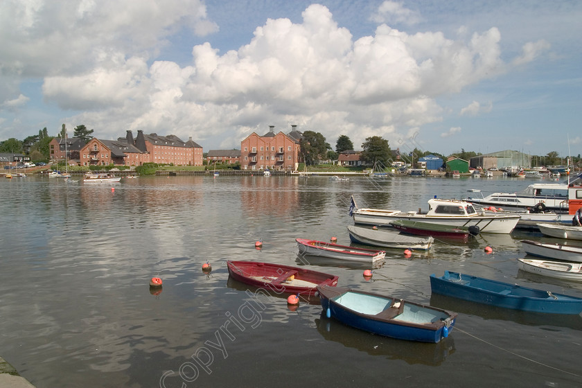 RM-0022 
 Oulton Broad, Suffolk 
 Keywords: Oulton Broad Boats Suffolk Clouds Lakes Moorings