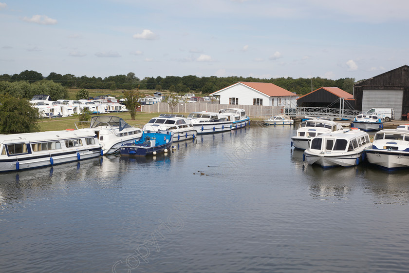 B MG 0082 
 Norfolk Broads 
 Keywords: Boat Yard, boats, broads, england, Norfolk, Norfolk Broads, Potter Heigham, river, uk